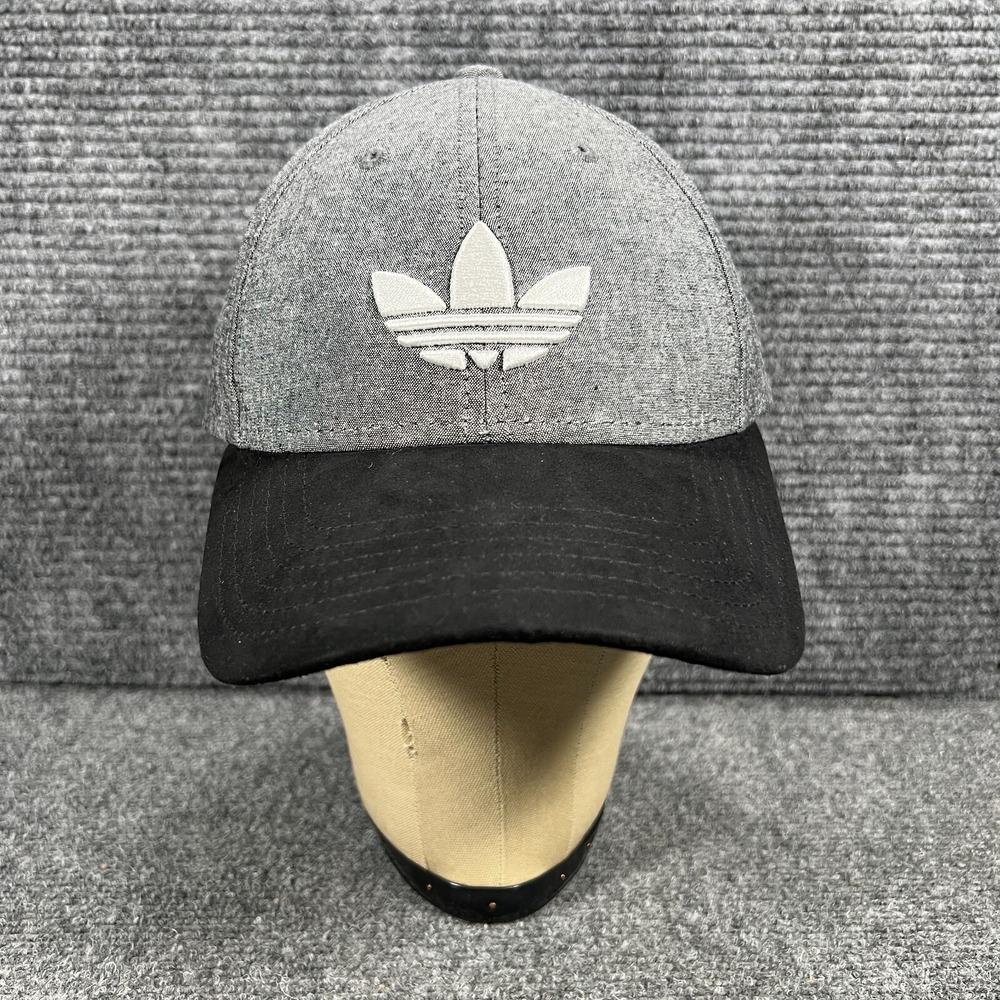 Adidas Originals Hat Cap Mens Gray Snap Back Adjustable Golf Outdoor Casual